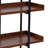 3 Shelf Storage Display Unit Bookcase with Metal Frame