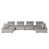 Velours gris clair est en rupture de stock