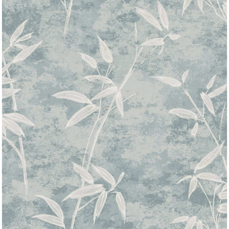 Rouleau de papier peint L 33 pi x l 20,5 po Alisson, Fumée bleue