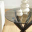 Table de bout 19,7 po avec plateau en verre-1831594259