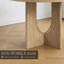 Ensemble de table de salle à manger moderne en bois massif 5 pièces pour 4 personnes, ensemble de table de cuisine avec 4 chaises rembourrées-1485471906