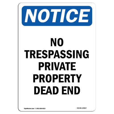 No Trespassing Sign