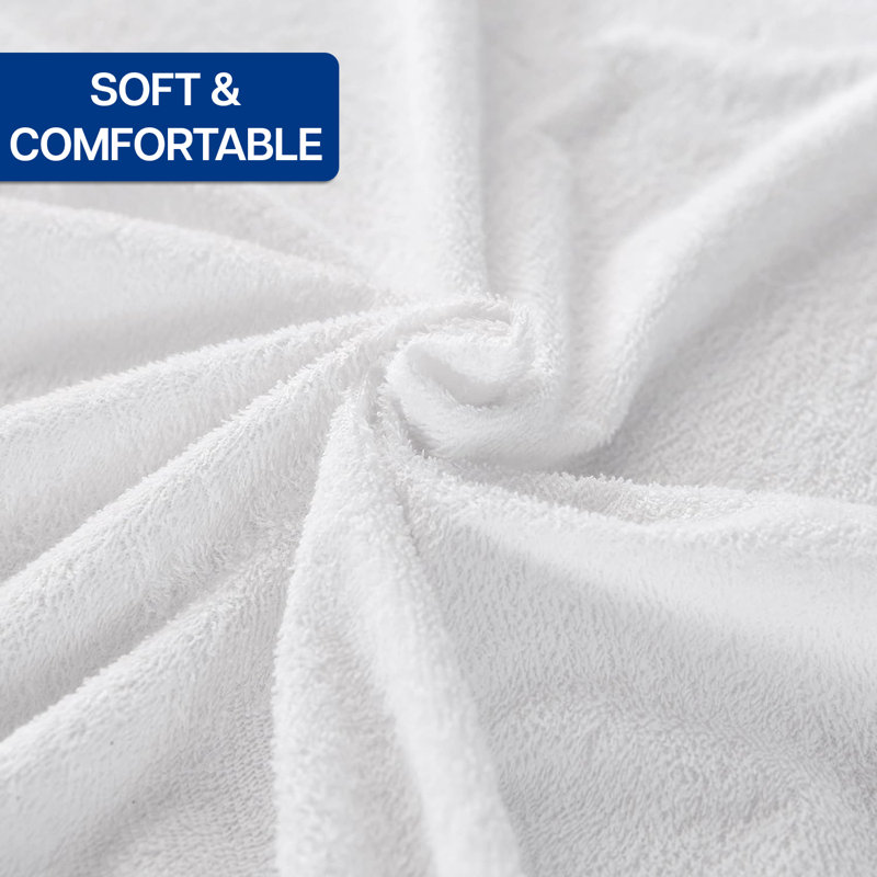 Hypoallergenic and Waterproof Fitted Mattress Protector, King