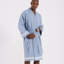 Woodcrest Plain Weave / Muslin Mid-Calf Bathrobe with Pockets-18558306
