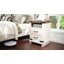 Table de chevet Quan Farmhouse avec station de charge, blanc-1535823752-1535823753