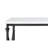 Kitchen Island With 2-Tier Metal Shelf