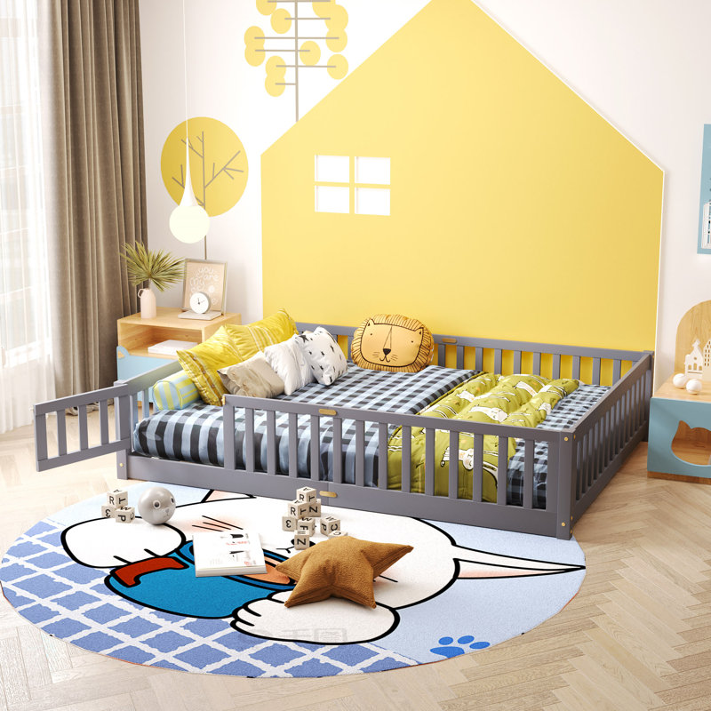 Lit de jour Burtrum Queen Slats par Red Barrel Studio®, gris