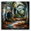 «Canopy Of Solitude», art mural en verre acrylique-1585263657