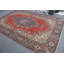 Grand grand tapis turc Oushak rétro pour un espace de salon avec un design moderne rouge vif