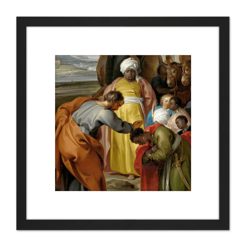 Saint Philip Baptizes Eunuch by Jacob De Wit - Single Picture Frame Painting