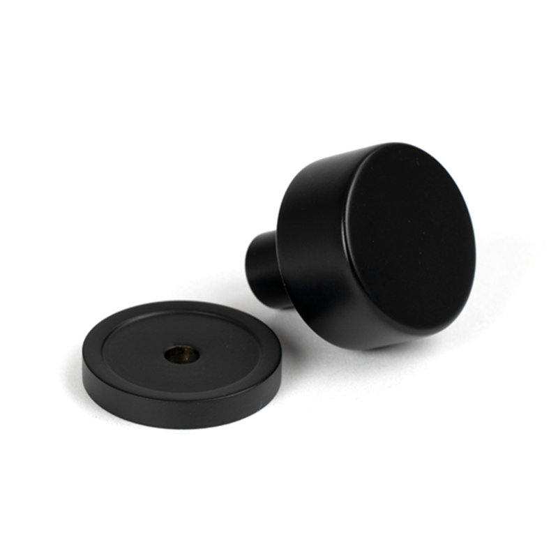 Round Knob, 2.5 cm, Matt Black