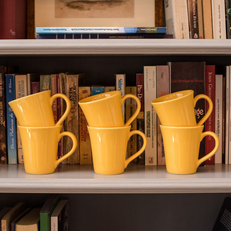 Tasse à café Yakira, Jaune