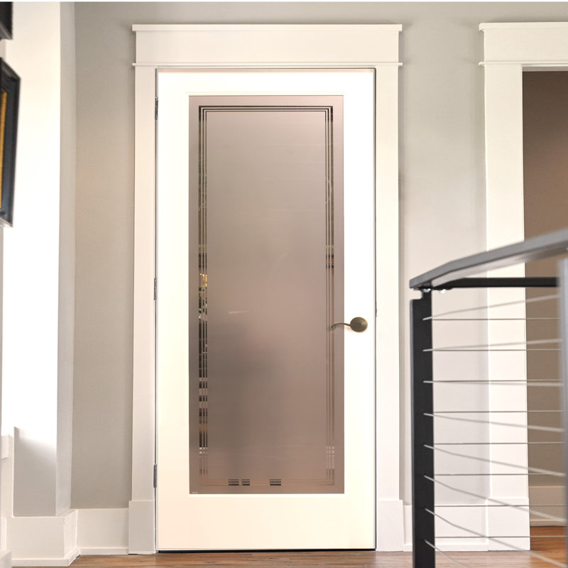 Porte standard en verre, 24 po x 80 po
