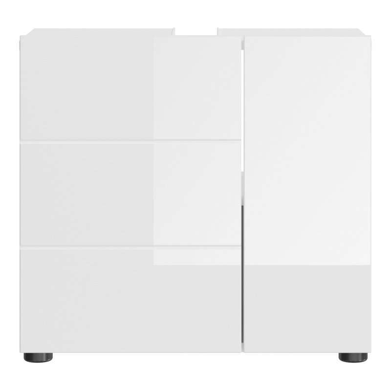 Ummi 60cm W Freestanding Standard Single Bathroom Vanity Base Only in White