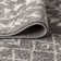 Ziri Moroccan Geometric Gray/Cream Rug