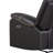 Challenger Modern LED Power Recliner - Wood & Metal Frame, Black Finish