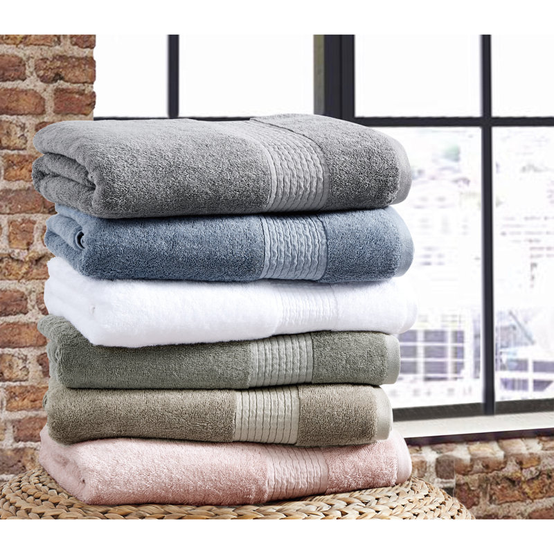  Cotton TENCEL Towel Set, Navy