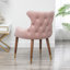 Fauteuil demi-tonneau capitonné à dossier capitonné-1262431825