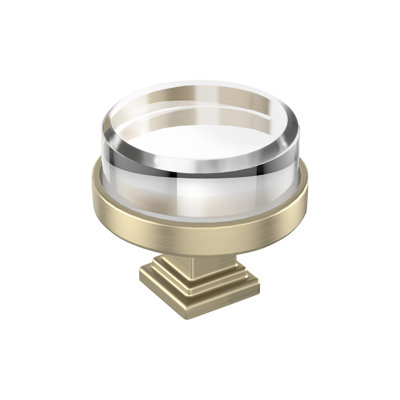 Poignée d'armoire champagne Glacio 1-1 / 2 pouces (38mm)