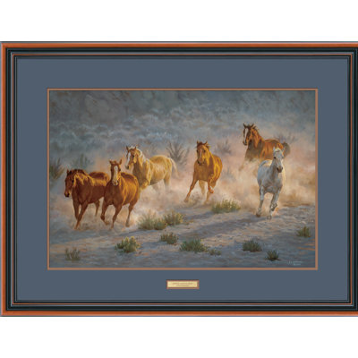 « stone canyon run » par chris cummings, reproduction d’art encadrée