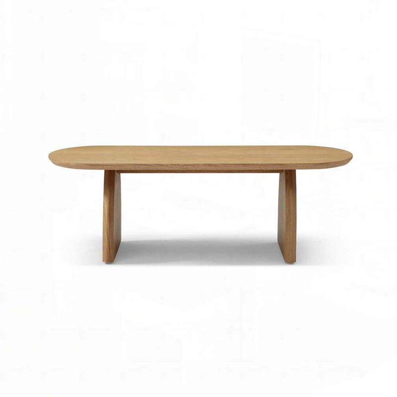 Oval-Shaped Coffee Table, Wood