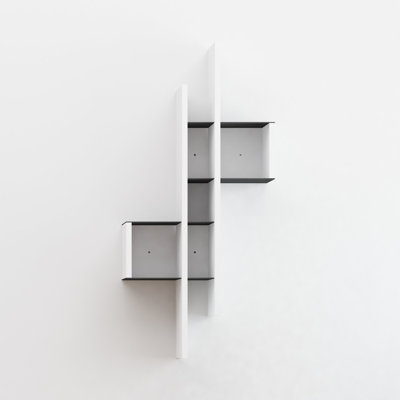 7 Piece Accent Shelf with Adjustable Shelves