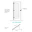 Porte de garde-manger à 1 panneau de style solide avec cadre assorti - Porte intérieure en panneau de fibres à densité moyenne blanche de style pré-suspendu avec poignée levier argentée-131083036-131083037