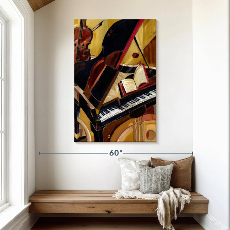 Abarca, piano abstrait II, H 48 po x l 32 po