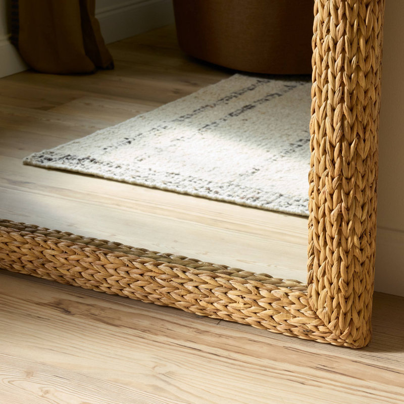 Radha Rectangle Water Hyacinth Mirror