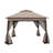 Outdoor Pop Up Gazebo Canopy With Removable Zipper Netting,2-Tier Soft Top Event Tent,Suitable For Patio Backyard Garden Camping Area