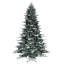 7.5' H Lighted Artificial Spruce Christmas Tree