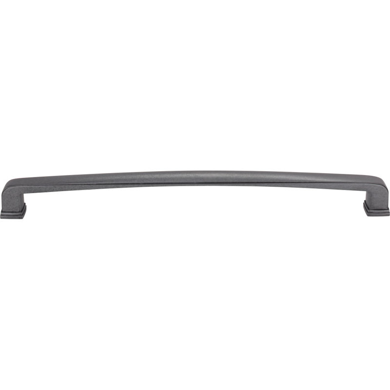 Milan I Bar Pull, 12", Gun Metal