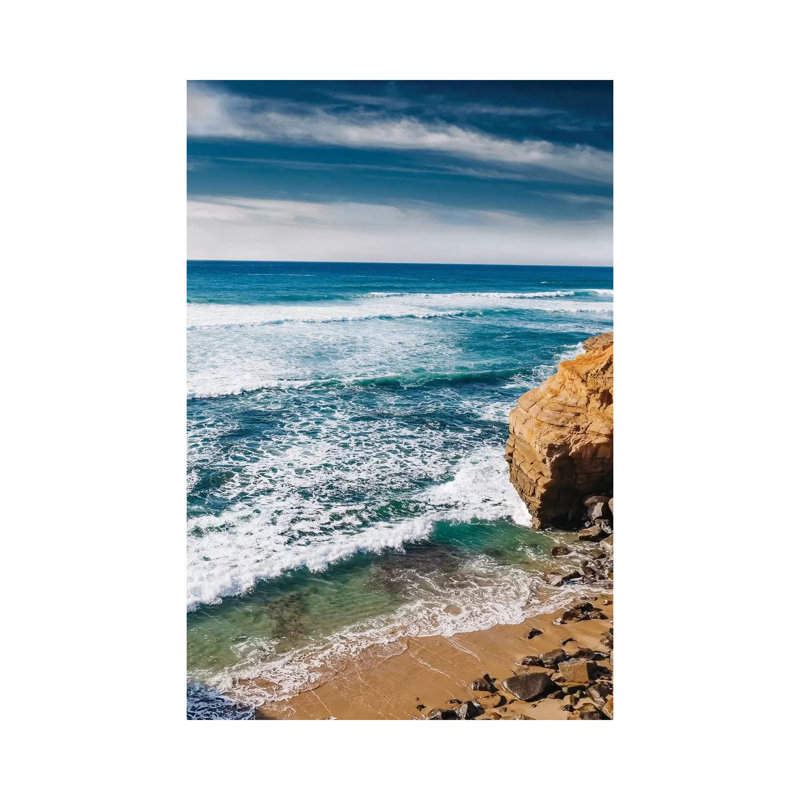 Sunset Cliffs II by Bethany Young - Print on Canvas, Wrapped Canvas, 30.48cm H x 20.32cm W x 1.91cm D