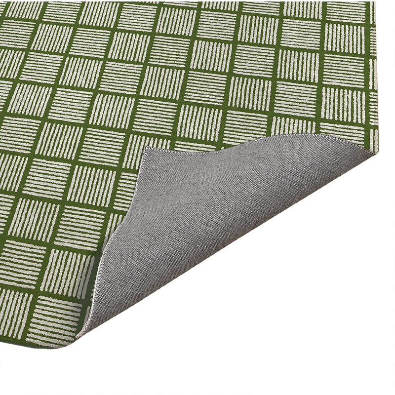 Paillasson Tally Blocks, Vert olive, L 24 po x L 36 po