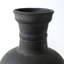Approx.16" Earthy Gray Pottery Vase Globular Shape
