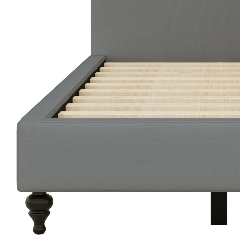 Canapé-lit rembourré multifonctionnel avec accoudoirs, Lit simple, Grey