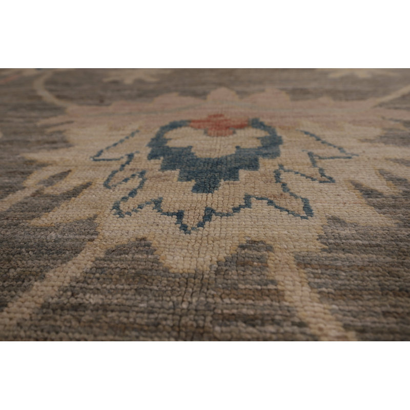 Tapis turc gris Oushak 9x11