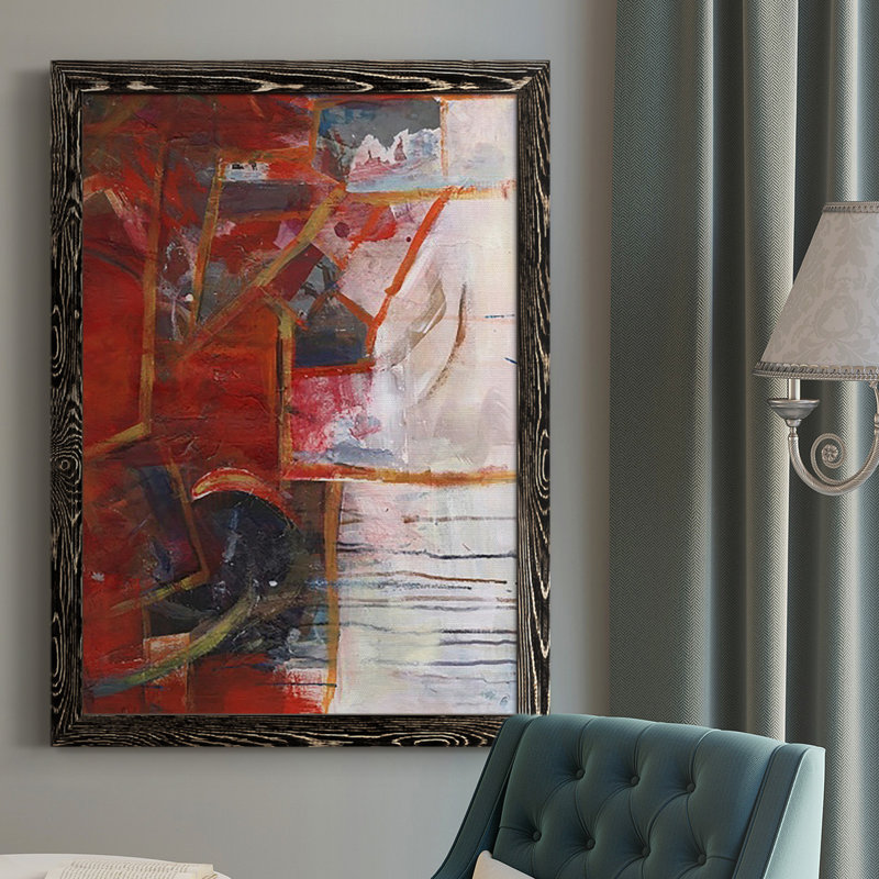 City Life IV, reproduction d'art sur toile, H 37,5 po x l 27,5 po x P 1 po, Cadre noir