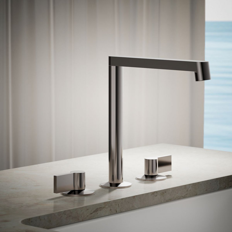 Components Deck-Mount Bath Spout With Row Design, Vibrant Titanium