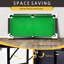 Table de billard pliable 7 pi pour salle de jeux familiale - portable, durable, avec accessoires complets-126203091