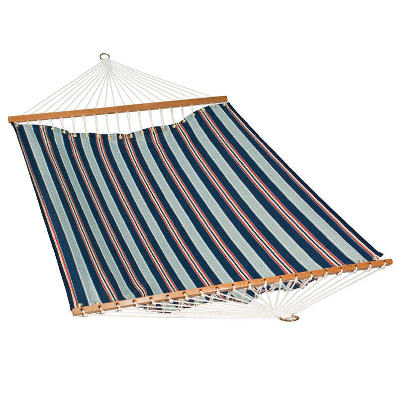1 Person Spreader Bar Hammock, Kingston Stripe, 1" H x 55" W x 156" D