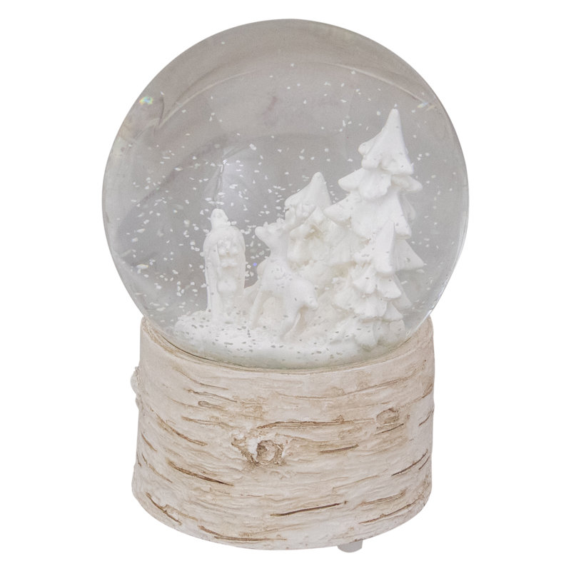 Boule à neige blanche 5,5 po