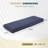Lucy Eider & Ivory Outdoor 3" Bench Seat Cushion-685381772