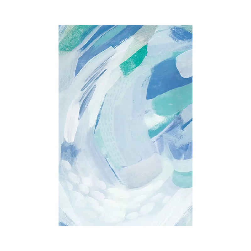 Reproduction d’art « Under The Wave II » par Grace Popp, H 40 po x l 26 po x P 1,5 po, Toile tendue, Pas de tapis
