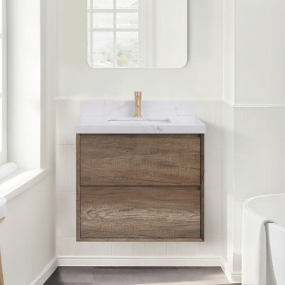 Tiberiu Floating Bathroom Vanity With Sink