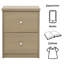 Freya 40.8cm W Bedside Table-130604754