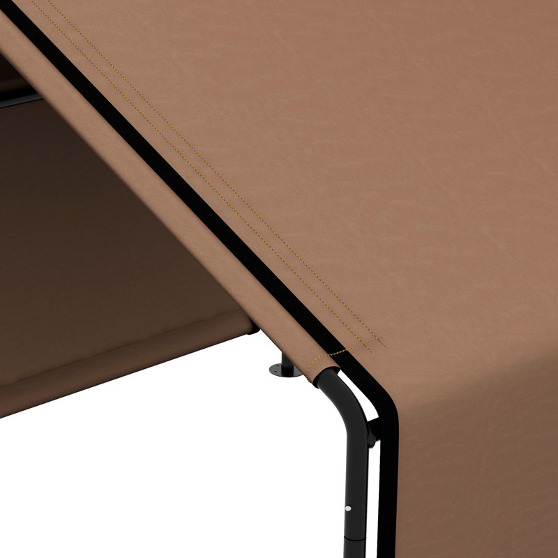 Tente d'extérieur pour chien confortable - abat-jour portable brun