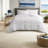 Premium Featherless Twin Bedding Set, Cotton Comforter, All-season Use