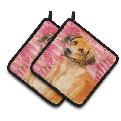 Caroline's Treasures Striped Polyester Potholder