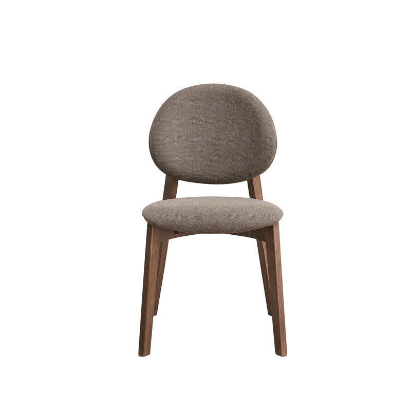 Ensemble de 2 chaises d'appoint Hadasa, Marron clair